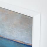 "Linen Coast" - Art Print in Soft Sea by Julia Contacessi - Frame Close-up