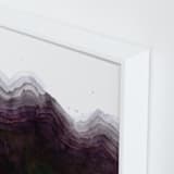 "The Mountain Side" - Art Print in Shades of Black by Kelsey McNatt - Frame Close-up