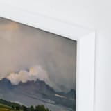 "Traveling Light" - Art Print in Perfect Storm by Stephanie Goos Johnson - Frame Close-up