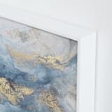 "Purity of Light" - Art Print in Clear Blue by Julia Contacessi - Frame Close-up