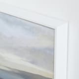 "Clarity Found" - Art Print in Sky Blue by Amy Hall - Frame Close-up