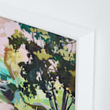 "Dappled Light" - Art Print in Pinky Peach by Jess Franks - Frame Close-up