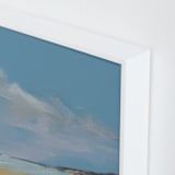 "Coastal Cloud" - Art Print in Slate Grey by Eric Ransom - Frame Close-up