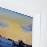 "January Blue" - Art Print in January Blue by Stephanie Goos Johnson - Frame Close-up