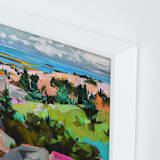 "Cleft for Me" - Art Print in Multi by Jess Franks - Frame Close-up