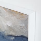 "Tangled Blue" - Art Print in Blue by Julia Contacessi - Frame Close-up