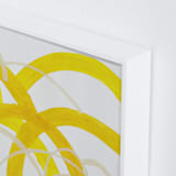 "Mountain Sunshine" - Art Print in Sunshine Yellow by Christina Flowers - Frame Close-up