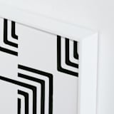 "Edges" - Art Print in Onyx by Bethania Lima - Frame Close-up