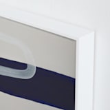 "Pods II" - Art Print in Midnight by Amy Gray - Frame Close-up