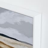 "US 90 To Valentine" - Art Print in Mist by Kati Ramer - Frame Close-up