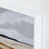 "US 90 To Valentine" - Art Print in Mist by Kati Ramer - Frame Close-up