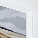 "US 90 To Valentine" - Art Print in Mist by Kati Ramer - Frame Close-up