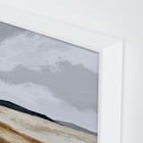 "US 90 To Valentine" - Art Print in Mist by Kati Ramer - Frame Close-up