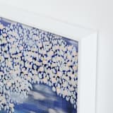 "Billow" - Art Print in Sodalite Blue by Denise Wong - Frame Close-up
