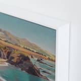 "The Wild Sonoma Coast" - Art Print in Pacific Blue by Amanda Phelps - Frame Close-up