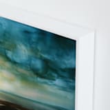 "Changing Light" - Art Print in Moonlight Blue by Brian Sostrom - Frame Close-up