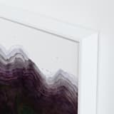 "The Mountain Side" - Art Print in Shades of Black by Kelsey McNatt - Frame Close-up