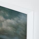 "A Slight Chance" - Art Print in Turquoise by Kelly Money - Frame Close-up