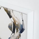 "Surrounding" - Art Print in grey wash by Michelle Lee - Frame Close-up