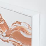 "Lost in Time" - Art Print in Peach by Sarah Lund - Frame Close-up