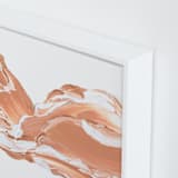 "Lost in Time" - Art Print in Peach by Sarah Lund - Frame Close-up