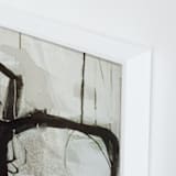 "Abstract Untitled 1" - Art Print in Black and White by Kirsta Benedetti - Frame Close-up