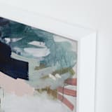 "Following The Pack" - Art Print in Midnight Blue by Jennifer Daily - Frame Close-up