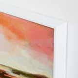 "Desert Walk" - Art Print in Desert Pink by AlisonJerry - Frame Close-up