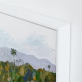 "Los Angeles landscape" - Art Print in Green Hills by Kelly Witmer - Frame Close-up