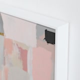 "atmospheric" - Art Print in Apricot by Amy Gray - Frame Close-up