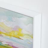 "Land of Plenty" - Art Print in Yellow by Emily Jeffords - Frame Close-up