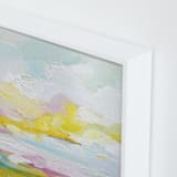 "Land of Plenty" - Art Print in Yellow by Emily Jeffords - Frame Close-up