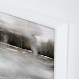 "You Never Know" - Art Print in Grey by Michelle Jean - Frame Close-up