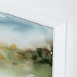 "Inbetween Spaces" - Art Print in Pine by Lindsay Megahed - Frame Close-up