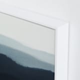 "Ridgeline" - Art Print in Indigo by Rebecca Rueth - Frame Close-up