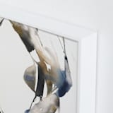 "Surrounding" - Art Print in grey wash by Michelle Lee - Frame Close-up