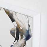 "Surrounding" - Art Print in grey wash by Michelle Lee - Frame Close-up