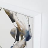 "Surrounding" - Art Print in grey wash by Michelle Lee - Frame Close-up