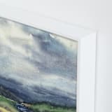 "Cloud Symphony Donegal Ireland" - Art Print in dark sea green by Eva Marion - Frame Close-up