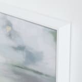"Monday Blues" - Art Print in Winter White by AlisonJerry - Frame Close-up