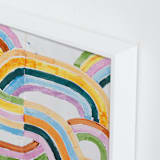 "Sun River" - Art Print in Sunshine by Lise Gulassa - Frame Close-up