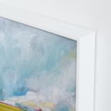 "Savannah Lands" - Art Print in Golden Yellow by Emily Jeffords - Frame Close-up