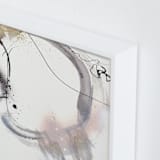 "Salty" - Art Print in Inky Black by ADRIENNE JACKSON - Frame Close-up