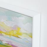 "Land of Plenty" - Art Print in Yellow by Emily Jeffords - Frame Close-up