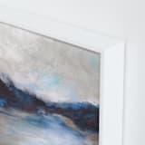 "Saint Mary's Lake" - Art Print in Phthalo Blue by Lorent and Leif - Frame Close-up