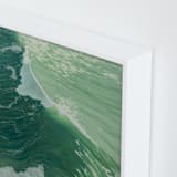 "Salinity Now" - Art Print in sea green by Denny Holland - Frame Close-up