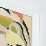 "Field Memories" - Art Print in Strawberry by Eunmee Studio - Frame Close-up