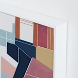 "Moderna" - Art Print in Sunset by AlisonJerry - Frame Close-up