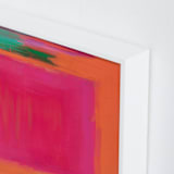 "Caliente" - Art Print in White by Amy Gray - Frame Close-up