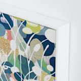 "Summer Rising" - Art Print in pink by Nancy Ramirez - Frame Close-up